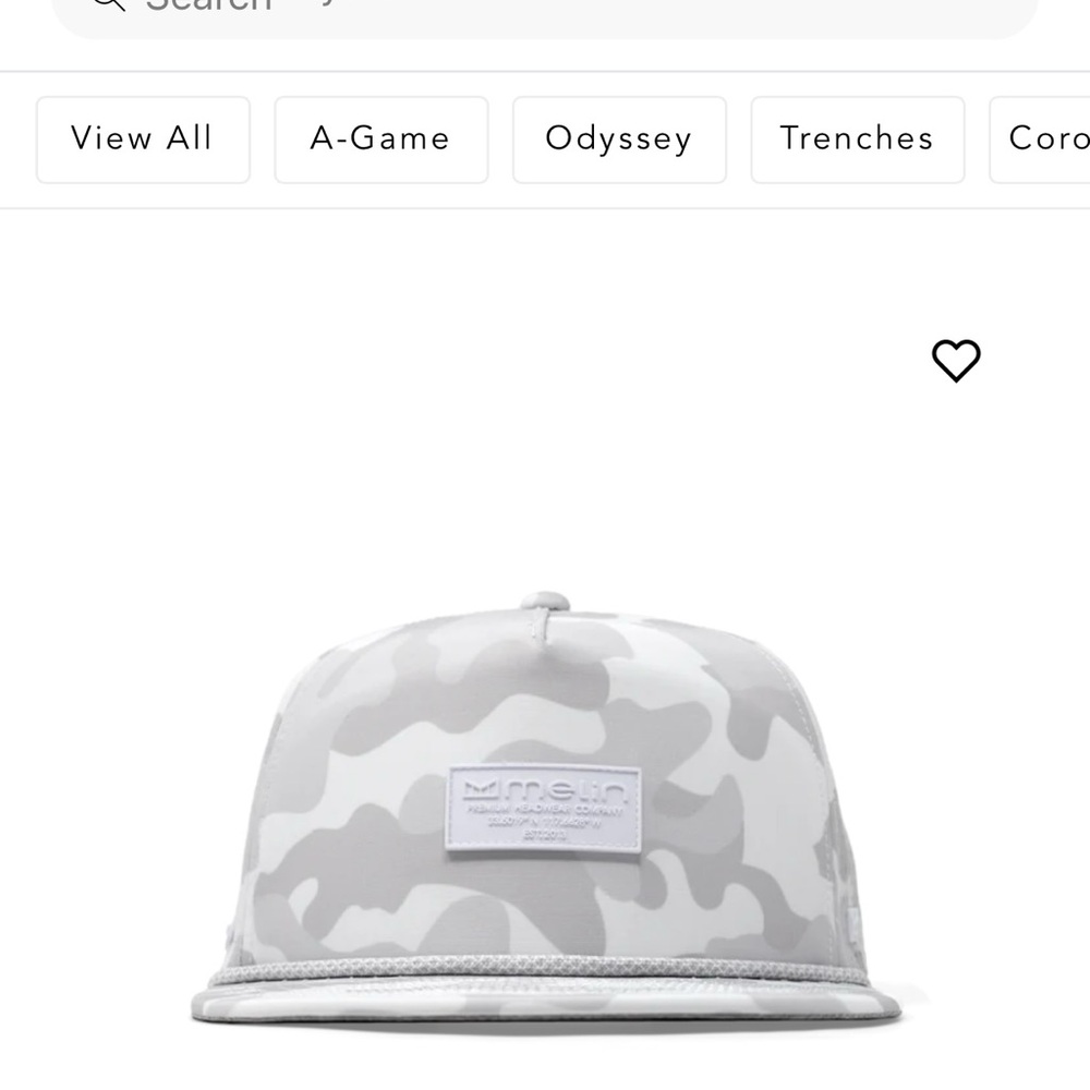 Melin Coronado Camo Gray Hat